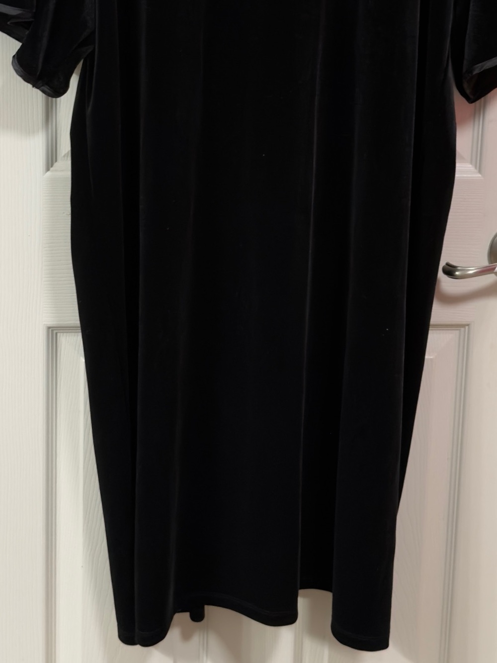 URBAN Romantics Black Velvet Kimono Open Front Longline Kimono Duster Jacket. - Picture 11 of 15